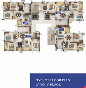 Project Image of 1160.0 - 1565.0 Sq.ft 2 BHK Apartment for buy in Varma Rhythm