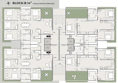 Project Image of 3440.0 - 3700.0 Sq.ft 4 BHK Apartment for buy in Manor Ananda