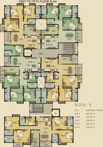 Project Image of 1331.0 - 2195.0 Sq.ft 2 BHK Apartment for buy in Gajpati Eureka Heights