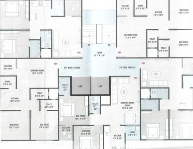 Project Image of 0.0 - 251.0 Sq.ft 2 BHK Apartment for buy in Maninagar Ganesh Heights