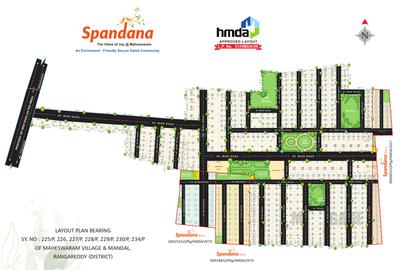 Spandana Layout Plan 1