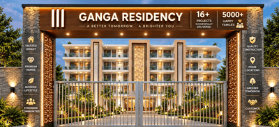 Project Image of 1250.0 - 1800.0 Sq.ft 2 BHK Builder Floor for buy in Ganga Residency