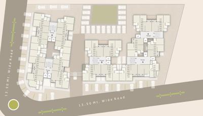 Project Image of 543.0 - 606.0 Sq.ft 2 BHK Apartment for buy in Kamdhenu Complex