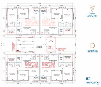 Project Image of 700.19 - 1387.47 Sq.ft 2 BHK Apartment for buy in Veer Arihanta