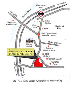 Project Image of 415.59 - 623.59 Sq.ft 1 BHK Apartment for buy in Shree Gajanan Fortune City