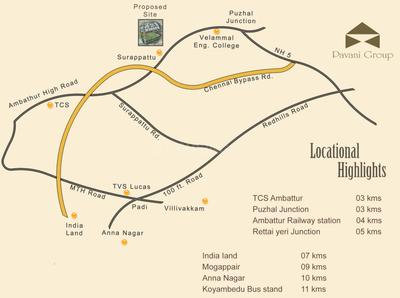 Project Image of 523.0 - 1669.0 Sq.ft 1 BHK Apartment for buy in Pavani Palms