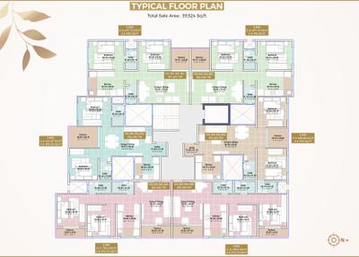 Project Image of 661.87 - 720.5 Sq.ft 2 BHK Apartment for buy in SMK Pride