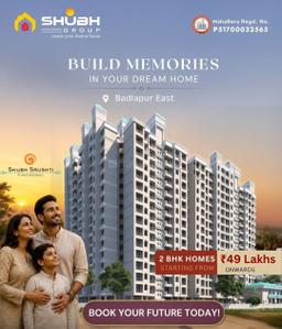 Project Image of 459.75 - 603.25 Sq.ft 1 BHK Apartment for buy in Shubh Shrushti LM