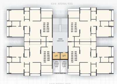Project Image of 1272.08 - 1303.94 Sq.ft 3 BHK Penthouse for buy in Atharva Skyz