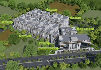 Project Image of 1125.0 - 2075.0 Sq.ft 2 BHK Apartment for buy in Amaravati Sangamam