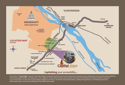 Project Image of 1250.0 - 1670.0 Sq.ft 2 BHK Apartment for buy in Sai Bharathi Capital Edge