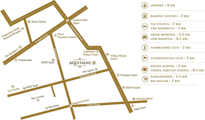 Project Image of 2467.0 - 2990.0 Sq.ft 3 BHK Apartment for buy in Pricol Aquitaine