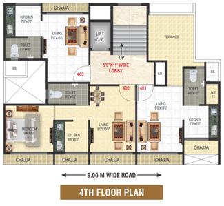 Project Image of 129.92 - 275.56 Sq.ft 1 RK Apartment for buy in Payal Classic