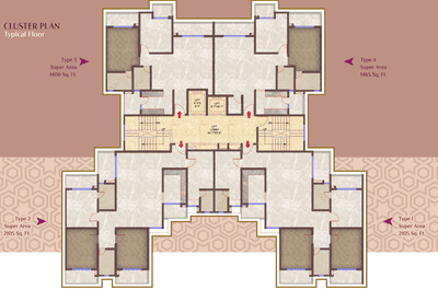 Project Image of 1400.0 - 2105.0 Sq.ft 2 BHK Apartment for buy in Celebrity Meadows Tower M