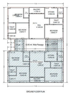 Project Image of 725.38 - 733.02 Sq.ft 3 BHK Apartment for buy in Sree Tulasi Paradise