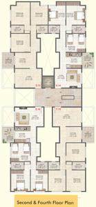 Project Image of 548.0 - 587.0 Sq.ft 2 BHK Apartment for buy in Lalit Roongta Shree Tirumala Paradise Apartment