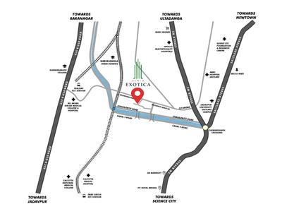 Project Image of 901 Sq.ft 3 BHK Apartment / Flat for sale in Beliaghata for Rs. 12500000