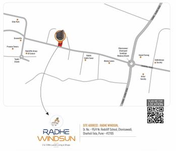 Project Image of 650.0 - 897.0 Sq.ft 2 BHK Apartment for buy in Shruti Radhe Windsun