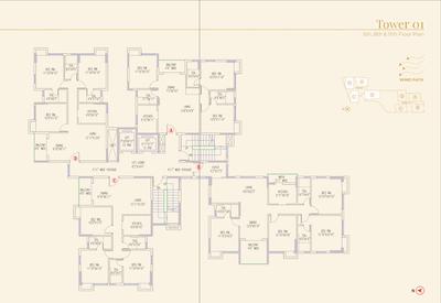 Project Image of 1252.21 - 2235.47 Sq.ft 3 BHK Apartment for buy in Shree Miraya