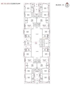 Project Image of 852.93 - 860.9 Sq.ft 3 BHK Apartment for buy in Jeet Iconic