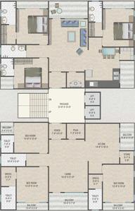 Project Image of 708.0 - 1476.0 Sq.ft 3 BHK Apartment for buy in Miracle Seven Sky