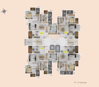 Project Image of 1162.0 - 2424.0 Sq.ft 2 BHK Apartment for buy in Varma Trident
