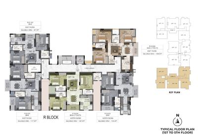 Project Image of 977.0 - 1420.0 Sq.ft 2 BHK Apartment for buy in LML Luxe One