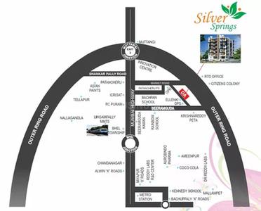 Durga Silver Springs Location Plan 1