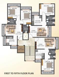 Project Image of 635.0 - 860.0 Sq.ft 1 BHK Apartment for buy in Shree Arihant Krupa