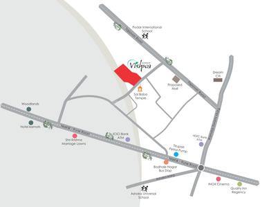 Project Image of 549.28 - 778.01 Sq.ft 2 BHK Apartment for buy in Shreeyog Shree Vishwa