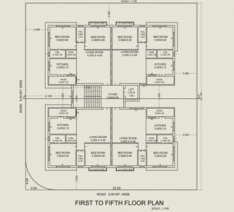Project Image of 0.0 - 603.96 Sq.ft 2 BHK Apartment for buy in Gokul Apartment
