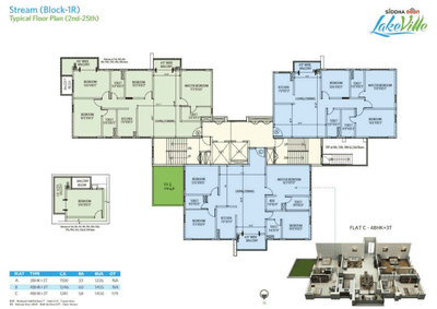 Project Image of 518.0 - 1281.0 Sq.ft 2 BHK Apartment for buy in Siddha Eden Lakeville Phase I
