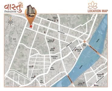 Project Image of 641.96 - 886.95 Sq.ft 2 BHK Apartment for buy in Vraj Vastu Paradise