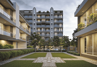 Project Image of 576.09 - 768.44 Sq.ft 2 BHK Apartment for buy in Shree Green Leaves Buidling A
