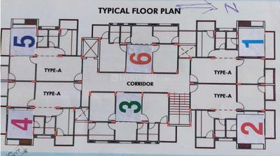 Bhawani Regency Regency Cluster Plan For Typical Floor Plan 1