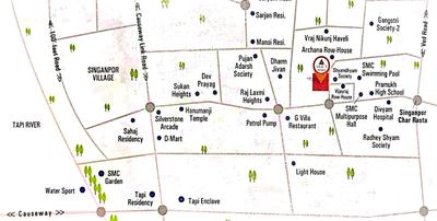 Project Image of 568.23 - 576.73 Sq.ft 2 BHK Apartment for buy in Tapi Arjun Homes