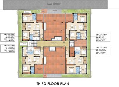 Project Image of 1066.0 - 1299.0 Sq.ft 2 BHK Apartment for buy in Samprathy Aprita
