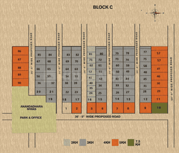 Project Image of 1440.0 - 2880.0 Sq.ft Residential Plot Plot for buy in Netflex Anandhara Niwas