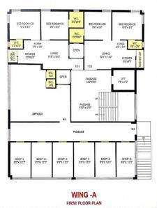 Project Image of 286.86 - 315.92 Sq.ft 2 BHK Apartment for buy in DK City One World Wing A