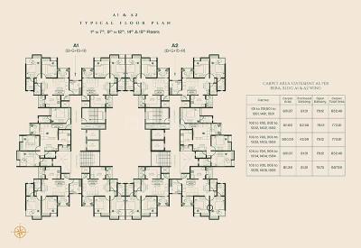 Project Image of 611.93 - 811.38 Sq.ft 2 BHK Apartment for buy in Kamdhenu The Premia