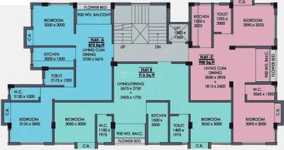 Project Image of 873.0 - 916.0 Sq.ft 2 BHK Apartment for buy in Swapnapuran 2