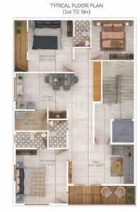 Project Image of 0.0 - 1800.0 Sq.ft 3 BHK Apartment for buy in Krishna Orchid