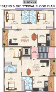 Project Image of 889.0 - 900.0 Sq.ft 2 BHK Apartment for buy in M C Varsha Homes