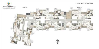 Project Image of 754.98 - 788.99 Sq.ft 2 BHK Apartment for buy in Sanskruti Panchtatva