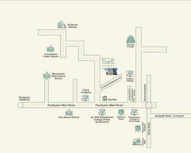 Project Image of 732.91 - 1195.98 Sq.ft 2 BHK Apartment for buy in Mukurthi Tiara
