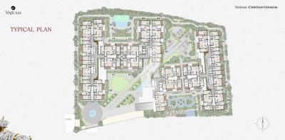 Project Image of 2237.0 - 2630.0 Sq.ft 3 BHK Apartment for buy in Vajram Chrysanthemum