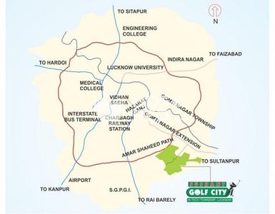 Ansal Basera Enclave Location Plan 1