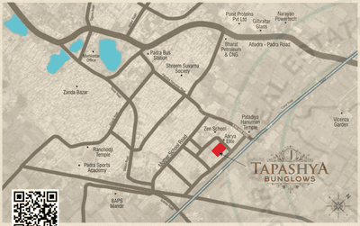 Prabhutaa Tapashya Bunglows Location Plan 1