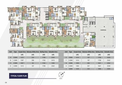 Project Image of 1595.0 - 2415.0 Sq.ft 2 BHK Apartment for buy in Fortune Tower