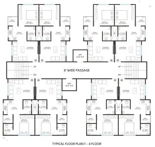 Project Image of 337.34 - 370.06 Sq.ft 1 BHK Apartment for buy in Hirpal Ashta Vinayak Residency